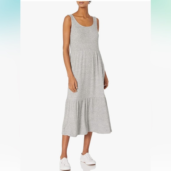 Daily Ritual Dresses & Skirts - Daily Ritual‎ Cozy Knit Rib Tiered Tank
DressDress